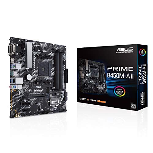 ASUS Prime B450M-A II Micro ATX Motherboard