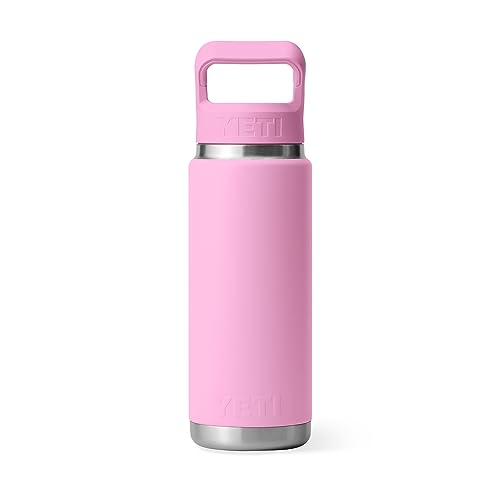 YETI Rambler 750 ml Bottle with Straw Cap, Pink