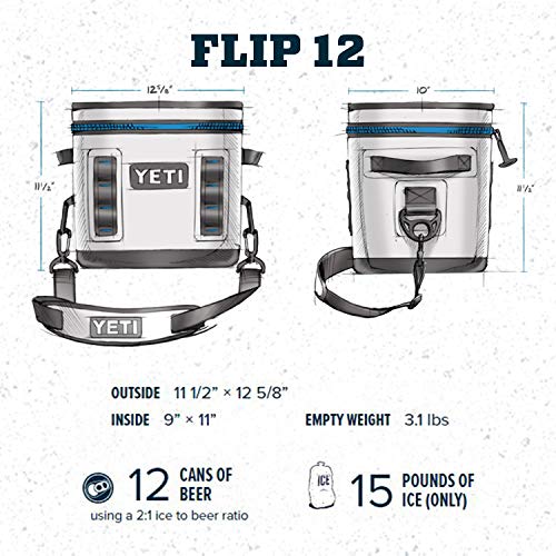 YETI Hopper Flip 12 Charcoal Portable Cooler