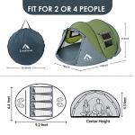 4-Person Waterproof Military Pop Up Tent