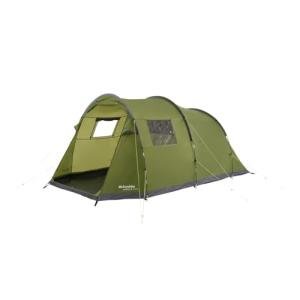 Eurohike Sendero Tent for Four People with Porch and Living Area, 4 Man, Easy to Pitch, Tunnel, Sewn In Groundsheet, Family Camping, Festivals, Wild Camping, Backpacking, 2000mm HH (Green)