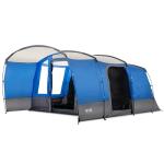 Trail Shilstone 5 Man Tent, Large Family Camping Tunnel Tent, 5000mm Waterproof, Dark Zone Bedroom, Living Area, Standing Height, Front Awning, Cable Access, Bag (L515cm x W330cm x H200cm)