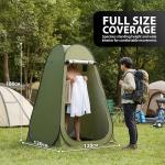 ZENO Toilet Privacy Tent for Camping | Portable Pop Up Tent | Shower Tent For Outdoor Changing Dressing and Camping | Ideal for Fishing, Beach, Picnic, Sunshade Outdoor Backpack Shelter Canopy