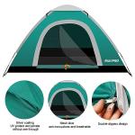 RISEPRO Portable Camping Tent, 2 Person Lightweight Tent, Waterproof Windproof, UV Protection, Perfect for Beach, Outdoor, traveling, hiking, camping, hunting, fishing, etc DC
