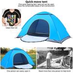 Hibtn Pop Up Tent,Instant Outdoor Camping Tent,UV UPF 50+ for 1 Person,Foldable Automatic Lightweight Beach Tent Sun Shelter, Easy to Install, Suitable for Family Picnic,Fishing,Hiking,Traveling