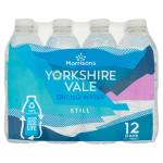 Morrisons Still Yorkshire Vale Spring Water 12 x 500ml