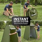 ZENO Toilet Privacy Tent for Camping | Portable Pop Up Tent | Shower Tent For Outdoor Changing Dressing and Camping | Ideal for Fishing, Beach, Picnic, Sunshade Outdoor Backpack Shelter Canopy