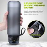 FULDENT Sports Water Bottle 1L Leakproof Design Water Bottle, BPA Free Tritan Plastic Drinking Bottle for Teenager, Adult, Sports, Hiking, Gym, Fitness, Outdoor, Cycling, School & Office