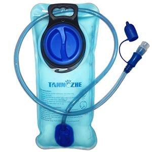 TANNOZHE Hydration Bladder 2Litre Leak Proof Water Bladder,BPA Free Hydration Pack Replacement,Sports Travel Reservoir Hydration Bag Pack Hiking Outdoor-Blue
