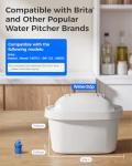 Waterdrop Water Filter Cartridges, Replacement for Brita® Maxtra+® Plus, Maxtra Pro® All-in-1, Compatible with Brita® Marella® Jug and Kettle, Reduce PFAS, PFOA/PFOS, TÜV SÜD, NSF Certified (6)