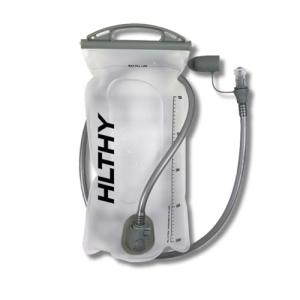HLTHY Hydration Bladder for Running, 2 Litre Water Bladder, Water Bag BPA Free, Leak Proof Water Reservoir for Running Cycling Hiking Camping