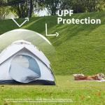 LEVSON Pop Up Tent 3 Man Waterproof Camping Tent with Screened Porch, 3 Person Dome Tent, 4 Season Outdoor Camping Tents Easy Setup for Backpacking & Hiking