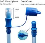 DTnewsun Hydration Bladder 2L Leakproof Water Reservoir,Leak Proof Water Reservoir with Insulated Hose,for Hydration Pack for Cycling, Hiking, Running, Climbing, Biking (L)