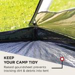 Coleman Tent Coastline 3 Plus, compact 3 man tent, 3 person tunnel tent, lightweight camping tent with awning and windows, Waterproof thanks to 3,000mm water column