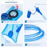 TANNOZHE Hydration Bladder 2Litre Leak Proof Water Bladder,BPA Free Hydration Pack Replacement,Sports Travel Reservoir Hydration Bag Pack Hiking Outdoor-Blue
