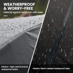 BlueWood Dome Camping Tent for 3-4 Person, Double Layer, Lightweight Holiday Family Camping and Hiking Tent, Waterproof, Sewn-in Groundsheet, Standard, Grey