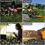 HONYAO Emergency Bivvy Bag, Survival Sleeping Bivy Bags, Rescue Blanket Portable Waterproof Shelter with Survival Whistle, Reusable for Outdoor Camping, Hiking - 1 Pack