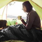 azark Premium Single Sleeping Bag, 350GSM, Lightweight and Waterproof, 4 Seasons of Camping, Hiking and Outdoors, Sleeping bag for Adults & Kids (Black)