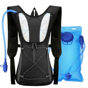 Hydration Backpack, Aceshop Hydration Vest Bag Pack with 2L Water Bladder Lightweight Hiking Rucksack Cycling Hydration Backpack for Women Men Running Vest Backpack for Outdoor Riding Camping Climbing