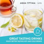 Aqua Optima Evolve+ Water Filter Cartridges 6 Pack - Fits Brita Jugs & Alternative for Maxtra Filters* - Reduces Limescale, Chlorine and Other Impurities - by LAICA (Packaging May Vary)