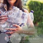 BRITA Marella Water Filter Jug Graphite (2.4L) Starter Pack incl. 3x MAXTRA PRO Pure Performance cartridge - fridge-fitting jug with digital LTI and Flip-Lid - now in sustainable Smart Box packaging