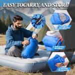 Sleeping Bag for Camping,Sleeping Bags for Adults Backpacking Waterproof,3 Seasons Adult Blanket,Small Packed Ultralight Carry Bag, Soft,Thick and Warm,for Outdoor Camping,Travel,Hiking (Navy Blue)