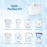 Water Filter Cartridges (2025 New), Replacement Compatible with Brita® Maxtra+® Plus & Maxtra Pro All-in-1, Fits Brita Marella Jug & Kettle, Reduces Impurities, Chlorine, PFAS