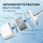 EVERSPRING Water Filter Cartridges, Compatible with Brita Maxtra+, Maxtra Plus, Maxtra Pro All-in-1, Brita Marella Jug, Kettle, Mavea, Anna Duomax, Reduce PFAS and Limescale, TÜV SÜD, 6 Pieces