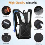Hydration Backpack, Aceshop Hydration Vest Bag Pack with 2L Water Bladder Lightweight Hiking Rucksack Cycling Hydration Backpack for Women Men Running Vest Backpack for Outdoor Riding Camping Climbing