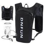DNFUN Running Vest for Women & Men with Water Bladder - Lightweight 5L Hydration Pack for Trail Running, Marathon,Cycling | Phone Holder Backpack