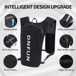 DNFUN Running Vest for Women & Men with Water Bladder - Lightweight 5L Hydration Pack for Trail Running, Marathon,Cycling | Phone Holder Backpack