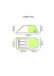 Coleman Tent Coastline 3 Plus, compact 3 man tent, 3 person tunnel tent, lightweight camping tent with awning and windows, Waterproof thanks to 3,000mm water column