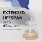 EVERSPRING Water Filter Cartridges, Compatible with Brita Maxtra+, Maxtra Plus, Maxtra Pro All-in-1, Brita Marella Jug, Kettle, Mavea, Anna Duomax, Reduce PFAS and Limescale, TÜV SÜD, 6 Pieces