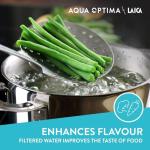 Aqua Optima Evolve+ Water Filter Cartridges 6 Pack - Fits Brita Jugs & Alternative for Maxtra Filters* - Reduces Limescale, Chlorine and Other Impurities - by LAICA (Packaging May Vary)