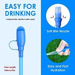 UTOBEST Hydration Bladder, Water Bladder 1L 1.5L 2L 3L, BPA Free, Leak Proof Water Reservoir for Running Cycling Hiking Camping(Two Version Connection, Random Shipment)