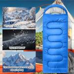 Sleeping Bag for Camping,Sleeping Bags for Adults Backpacking Waterproof,3 Seasons Adult Blanket,Small Packed Ultralight Carry Bag, Soft,Thick and Warm,for Outdoor Camping,Travel,Hiking (Navy Blue)