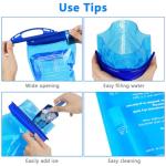 flintronic Hydration Bladder, 2L Leak Proof Water Bladder, BPA Free Water Reservoir with Insulated Tube, Hydration Pack Replacement for Outdoor Hiking Camping Cycling