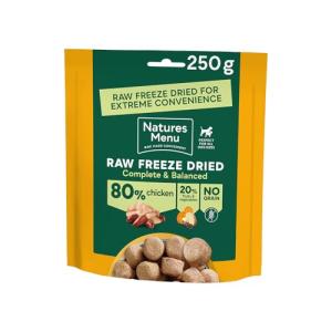 Natures Menu Freeze Dried Complete & Balanced Dog Food Nuggets - Chicken - 250g
