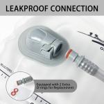 DNFUN Running Vest for Women & Men with Water Bladder - Lightweight 5L Hydration Pack for Trail Running, Marathon,Cycling | Phone Holder Backpack