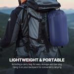 Yaheetech Sleeping Bags for Single Adults, 3 Season Envelope Lightweight Compact Ultralight Backpacking with Portable Carry Bag for Summer, Camping, Hiking & Travel, Indoor & Outdoor Use, Navy Blue