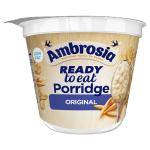 Ambrosia Original Ready to Eat Porridge Pots With British Wholegrain Oats, 210 g (Pack of 6)