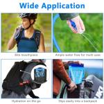 flintronic Hydration Bladder, 2L Leak Proof Water Bladder, BPA Free Water Reservoir with Insulated Tube, Hydration Pack Replacement for Outdoor Hiking Camping Cycling
