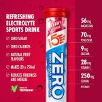 HIGH5 ZERO Electrolyte Tablet - Hydration Tablets Enhanced with Vitamin C - 0 Calories & Sugar Free - Boost Hydration, Performance & Wellness - Berry, 20 Tablets