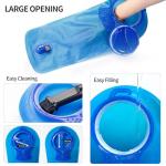 Unigear Hydration Water Bladder Reservoir - BPA Free - FDA Approved and Taste Free for Backpacking, Biking, Hiking and Camping (Blue,2L)