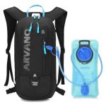 Arvano Hydration Backpack with 2L Water Bladder - Lightweight Breathable 6L Cycling Skiing Rucksack for Mountain Biking, Motorcycle, Running for Men & Women