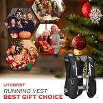 UTOBEST Running Backpacks Lightweight Hydration Pack Functional Running Vest 5L (Black)