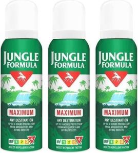 Jungle Formula Maximum Any Destination 125Ml Aerosol, (Pack of 3)