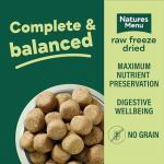 Natures Menu Freeze Dried Complete & Balanced Dog Food Nuggets - Chicken - 250g