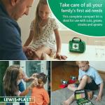 Lewis-Plast Premium First Aid Kit For Home Car Holiday And Workplace - Includes Bandages, Eye Pods, Ice Packs And Essentials For Everyday Situations, 90 Count (Pack of 1)