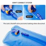 Unigear Hydration Water Bladder Reservoir - BPA Free - FDA Approved and Taste Free for Backpacking, Biking, Hiking and Camping (Blue,2L)